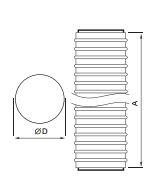 CasaFan Aluminium - Flexrohr CasaFlex 5m in verschiedenen Nennweiten